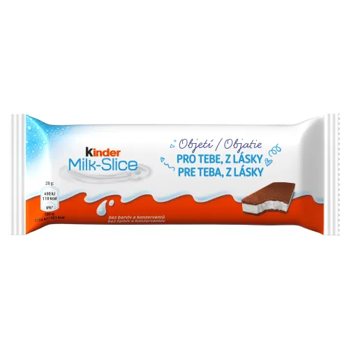 Kinder Piškótové rezy s mliečnou náplňou
