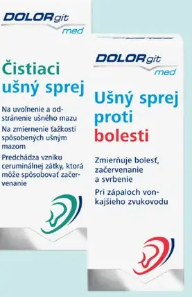 Ušný sprej proti bolesti