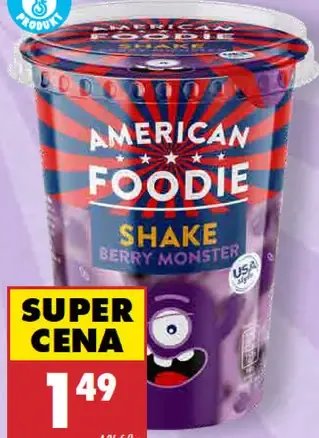 Shake lesné ovocie American Foodie