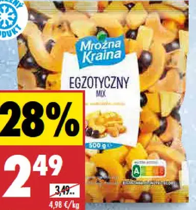Mroźna Kraina zmes ovocná exotická