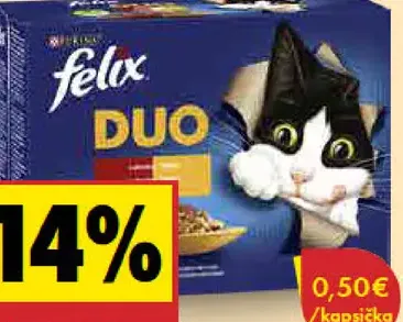 Felix kapsičky v želé, výber z rýb