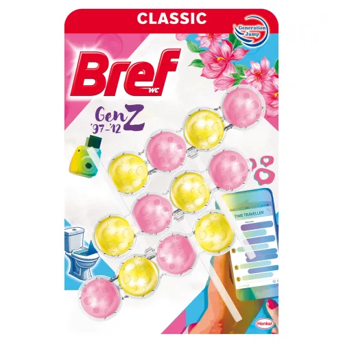 Bref Limited Edition Gen Z tuhý WC blok 3 x
