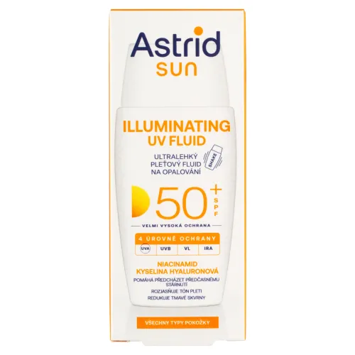 Astrid Sun Ultraľahký pleťový fluid na opaľovanie SPF 50+