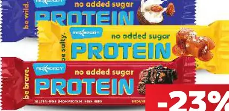 MaxSport proteínová tyčinka bez pridaného cukru – rôzne druhy