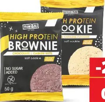 Frankful High Protein Cookie bezlepková – rôzne druhy
