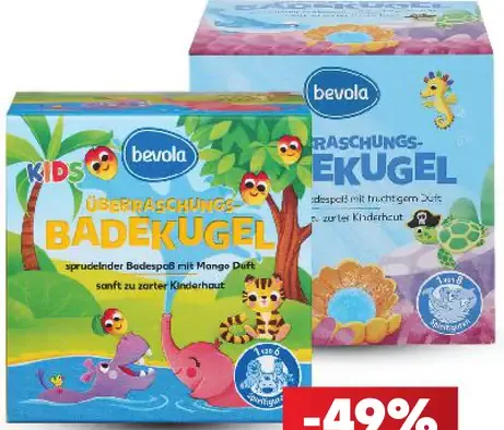 Bevola guľe do kúpeľa, rôzne druhy