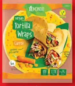 Vemondo zeleninové wrapy – mrkvové