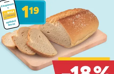 Bochník s kváskom a cmarom