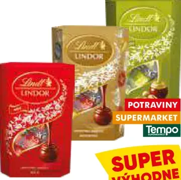 Lindor pralinky – 3 druhy
