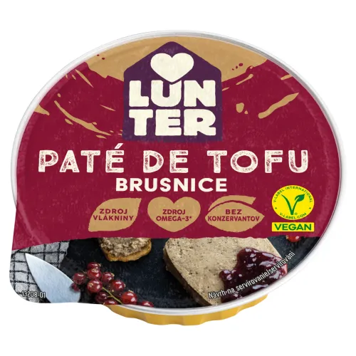Lunter Pate de tofu brusnice