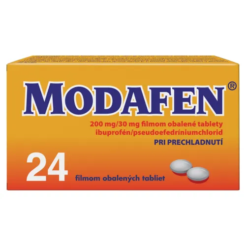 Modafen 200 mg/30 mg filmom obalené tablety 24 tabliet