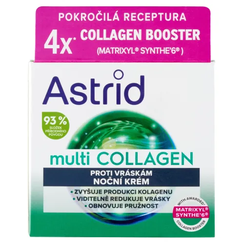Astrid Multi Collagen proti vráskam nočný krém
