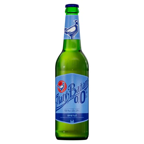 Zlatý Bažant 0,0% svetlé pivo