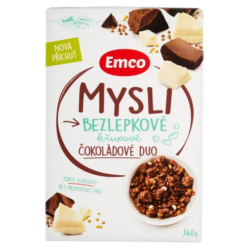 Emco Mysli bezlepkové čokoládové duo