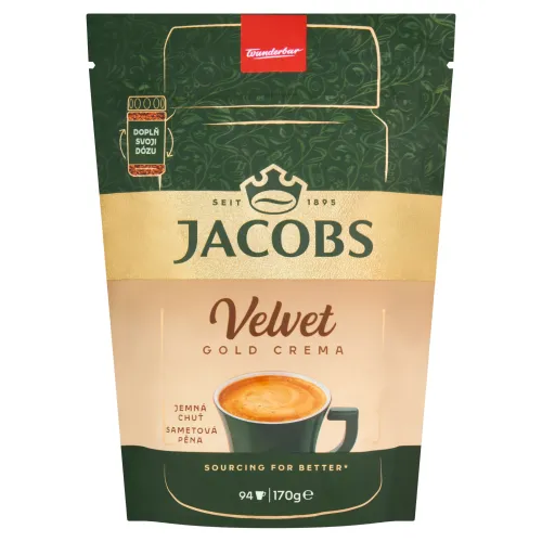 Jacobs Velvet Gold Crema rozpustná káva