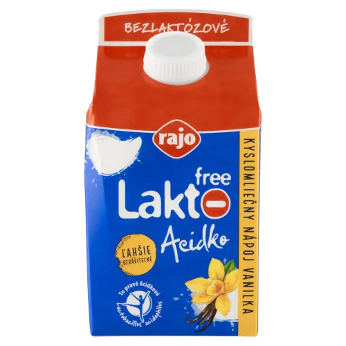 Rajo Lakto Free Acidko kyslomliečny nápoj vanilka
