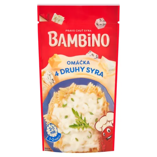 Bambino Omáčka 4 druhy syra