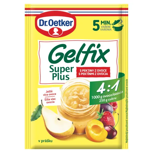 Dr. Oetker Gelfix super plus s pektínmi z ovocia v prášku