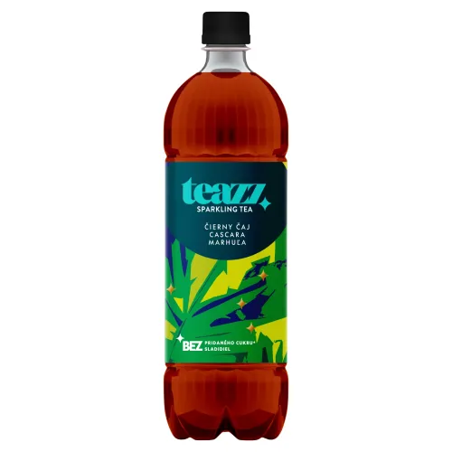 teazz Sparkling Tea čierny čaj, cascara, marhuľa
