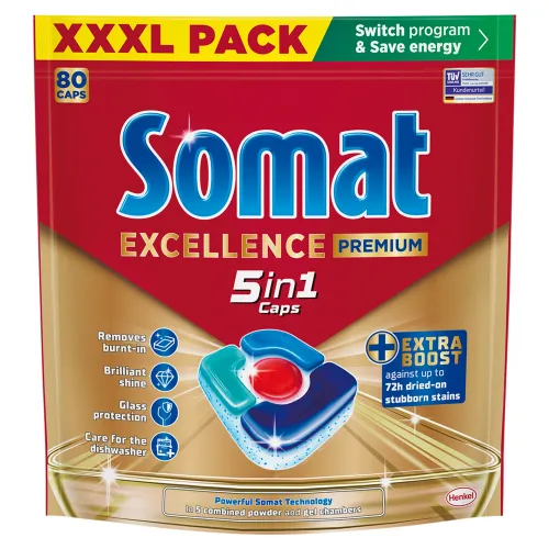 Somat Excellence Premium 5in1 kapsuly do umývačky riadu