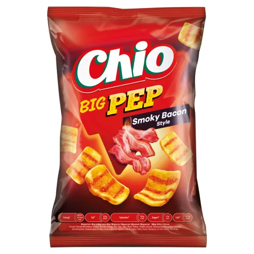 Chio Big Pep smažený pšeničný snack s príchuťou údenej slaniny