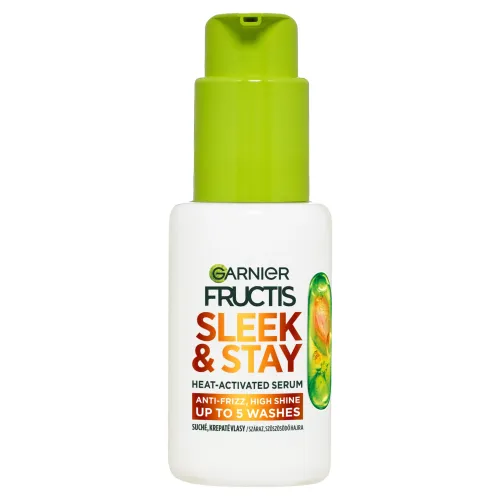 Garnier Fructis  Sleek & Stay teplom aktivované sérum na suché a krepovité vlasy