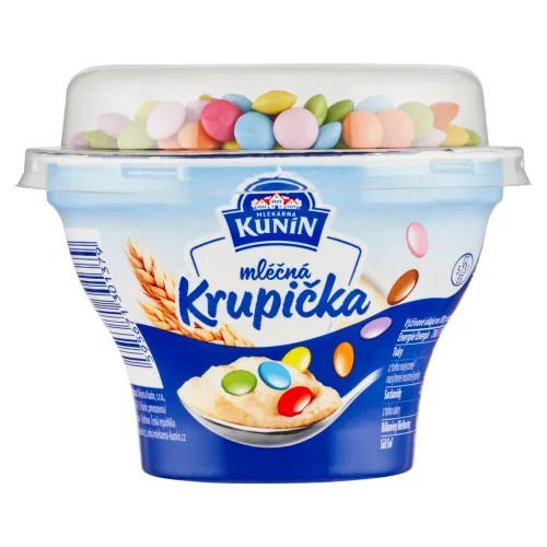 Mlékárna Kunín Mliečna krupica s čokoládovým dražé