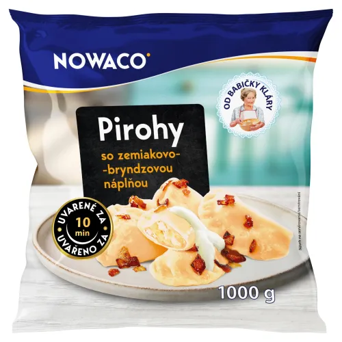Nowaco Pirohy so zemiakovo-bryndzovou náplňou
