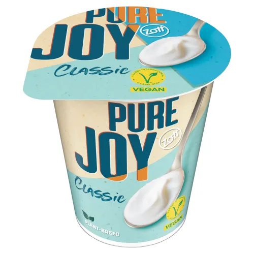 Zott Pure Joy Classic výrobok na báze kokosového krému a hydrolyzovaného ovsa