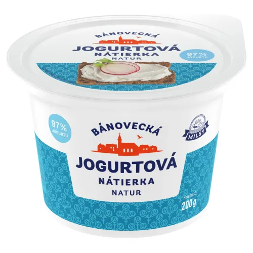 Milsy Bánovecká jogurtová nátierka natur