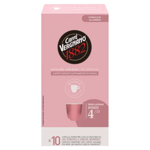 Caffè Vergnano 1882 Women in Coffee kávová zmes pražená mletá kapsule 10 x(55 g)
