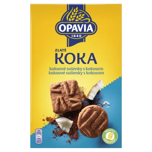 Opavia Sušienky Zlaté Koka S Kokosom A Kakaom
