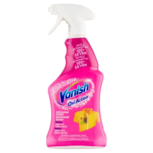 Vanish Oxi Action Sprej odstraňovač škvŕn