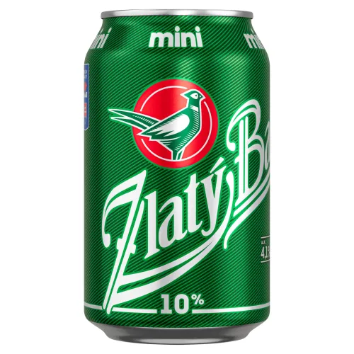 Zlatý Bažant 10% svetlé výčapné pivo plechovka