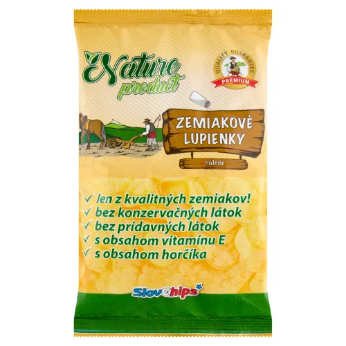 SlovChips Zemiakové lupienky solené
