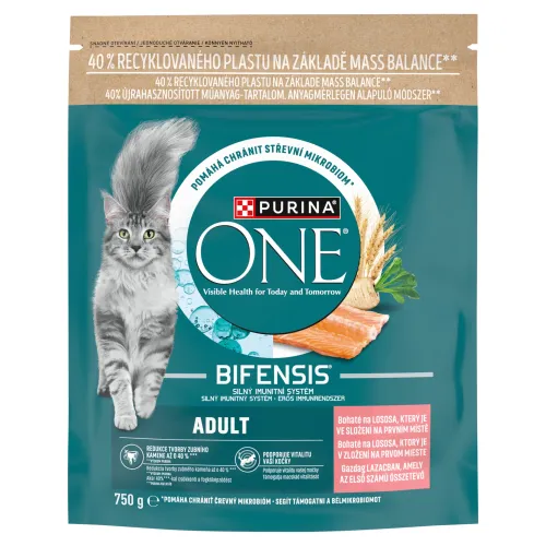Purina ONE Bifensis Adult granuly pre mačky losos