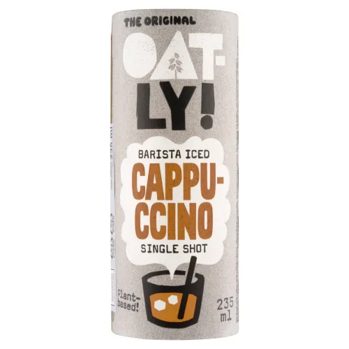 Oatly! Barista Iced Cappuccino ovsený nápoj s kávou