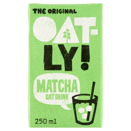 Oatly! Matcha ovsený nápoj s matcha zeleným čajom