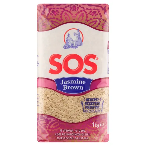SOS Jasmine Brown dlhozrnná hnedá lúpaná ryža
