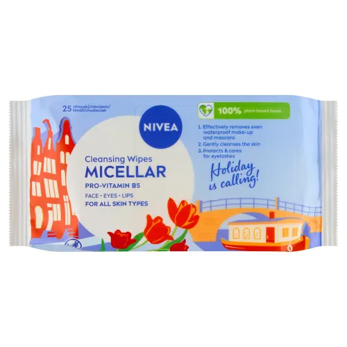 Nivea Micelárne čistiace pleťové obrúsky