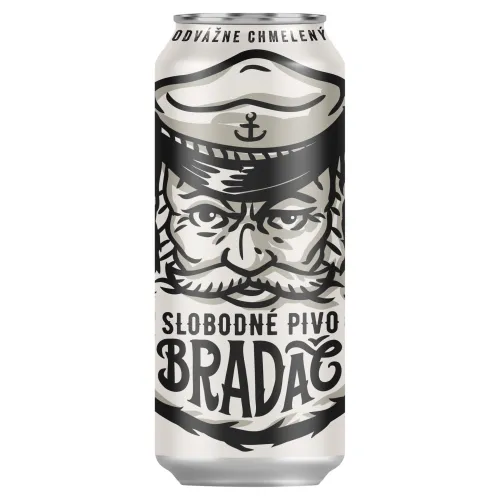 Bradáč Slobodné Pivo plechovka
