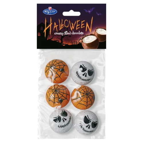 Figaro Halloween mliečna čokoláda s mliečnou krémovou náplňou