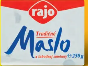 Rajo Tradičné Maslo