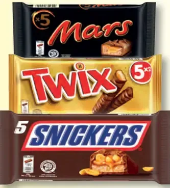 Snickers/Mars/Twix