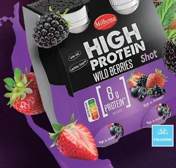 Milbona High Protein Wild Berries Shot
