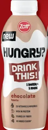 Zott Hungry? Drink This!