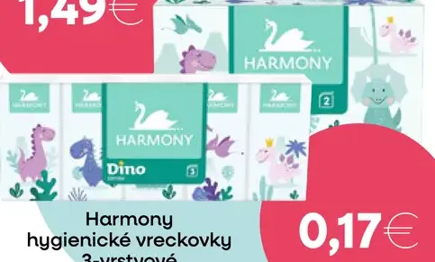 Harmony hygienické vreckovky