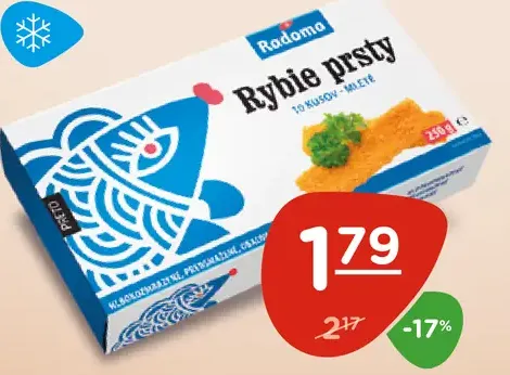 Radoma rybie prsty mleté