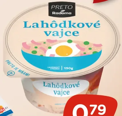 Preto lahôdkové vajce