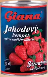 Giana Jahodový Kompót
